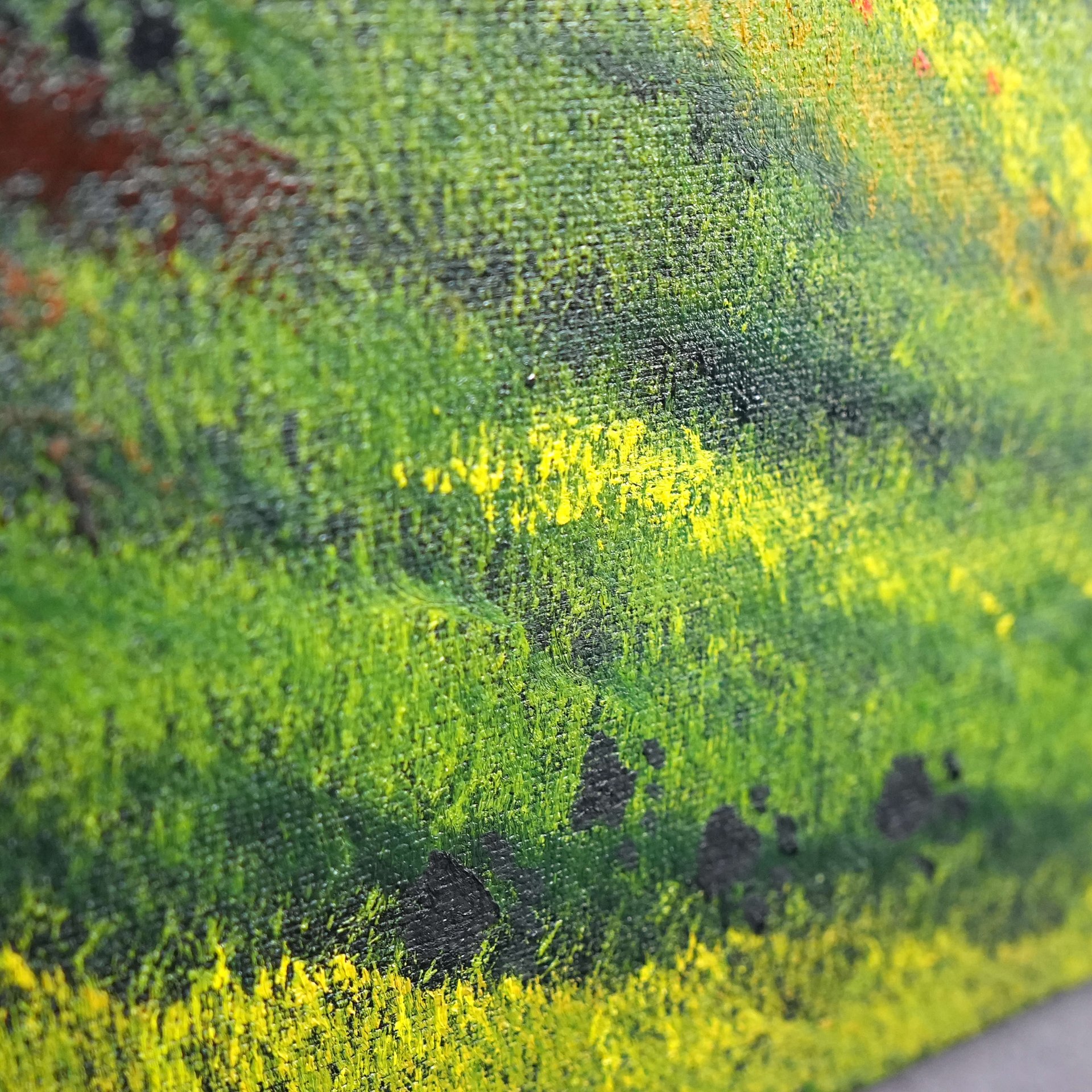 The Reach Between Worlds (Comission/Original) 24x48 Canvas product image (9)