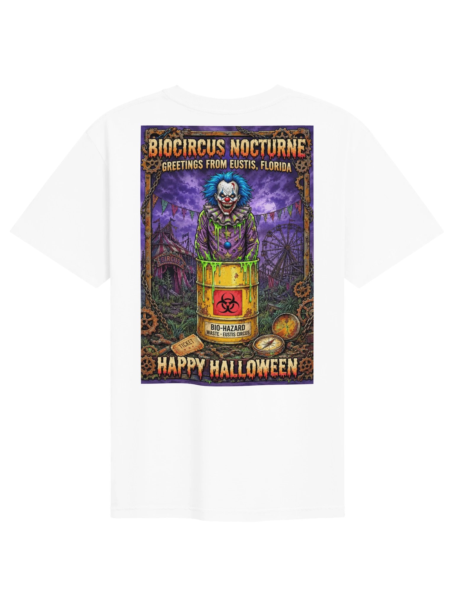 56 Creepy Tees Biohazard Nocturnes Comfort Colors T-Shirt product image (4)