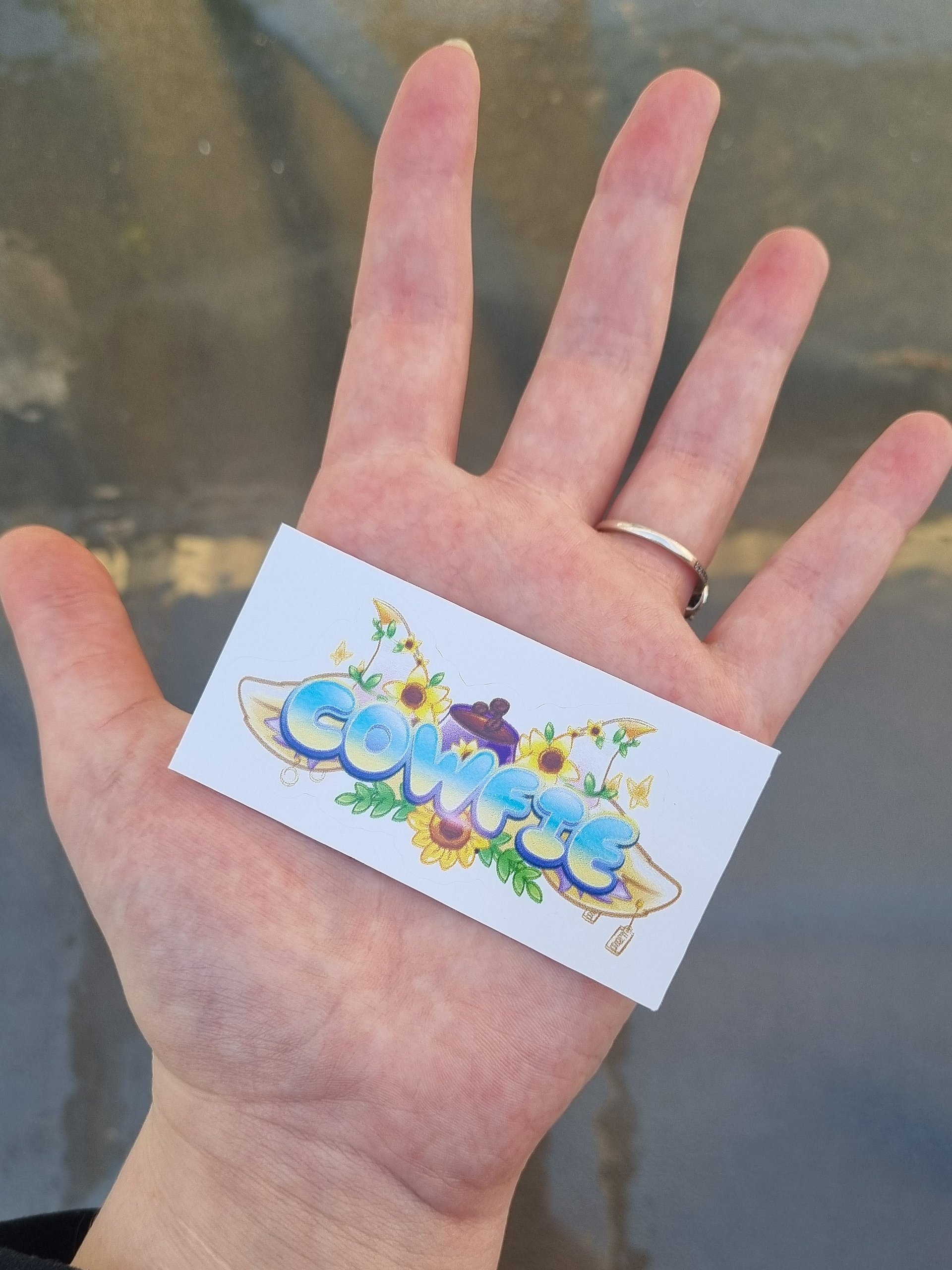 Cowfie Logo Sticker! product image (5)