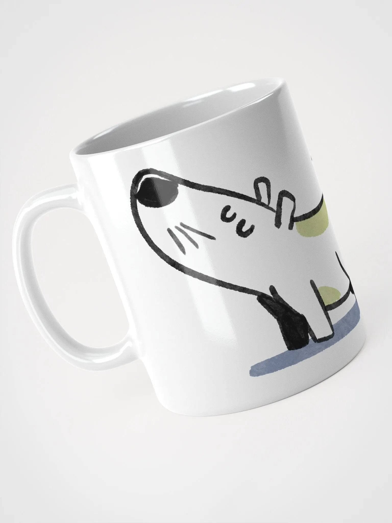 Just a Pup Poop | White Glossy Mug product image (2)