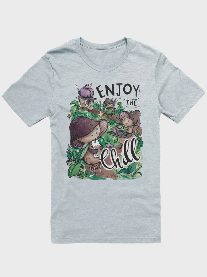 Fungus Parade Enchanted Forest T-Shirt - Whimsical Mushroom People Art product image (4)