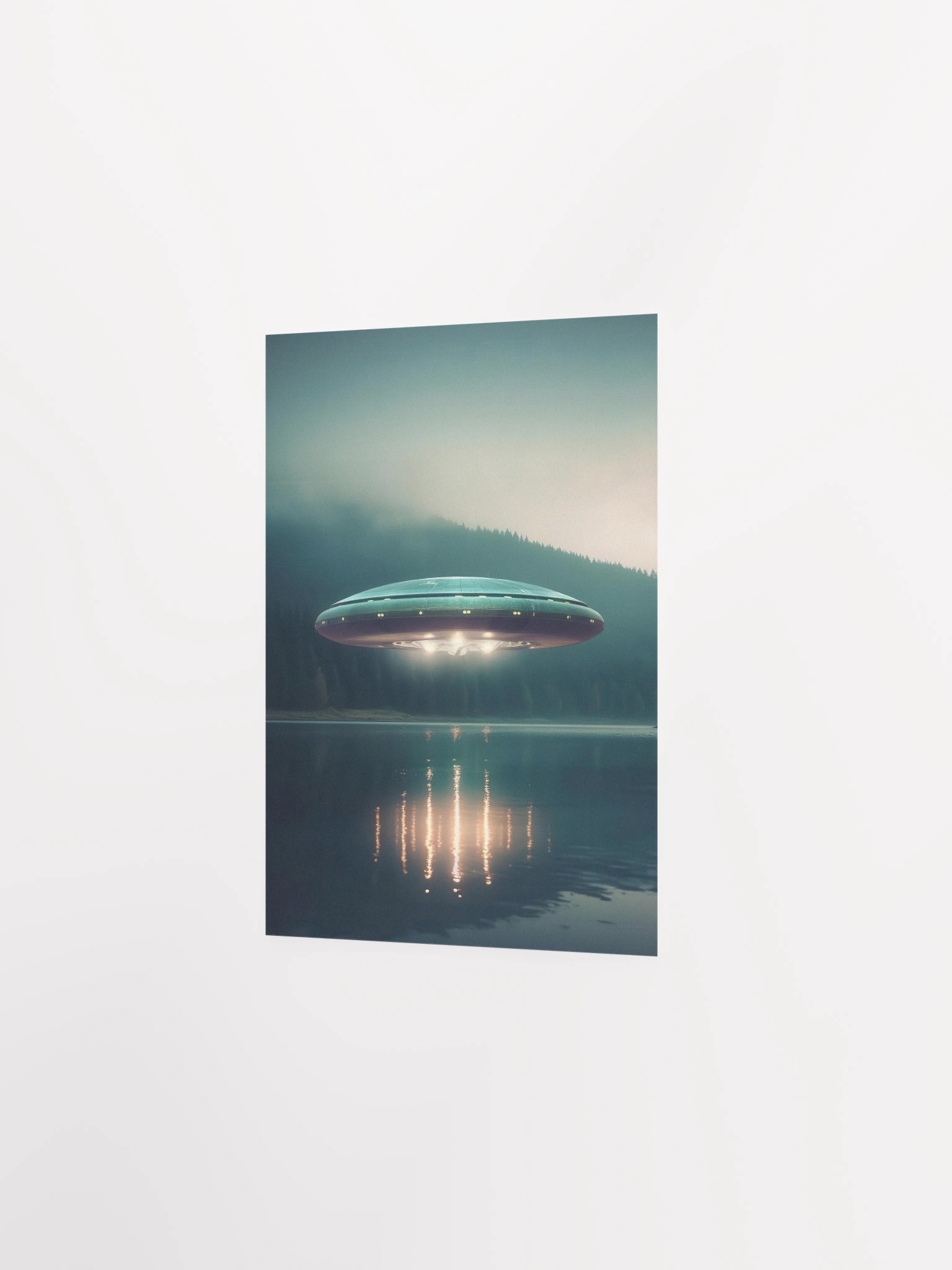 The Truth is Out There / The X-Files photo of UFO — sci-fi poster, movie art, I want to believe poster, space print, aliens wall decor product image (7)