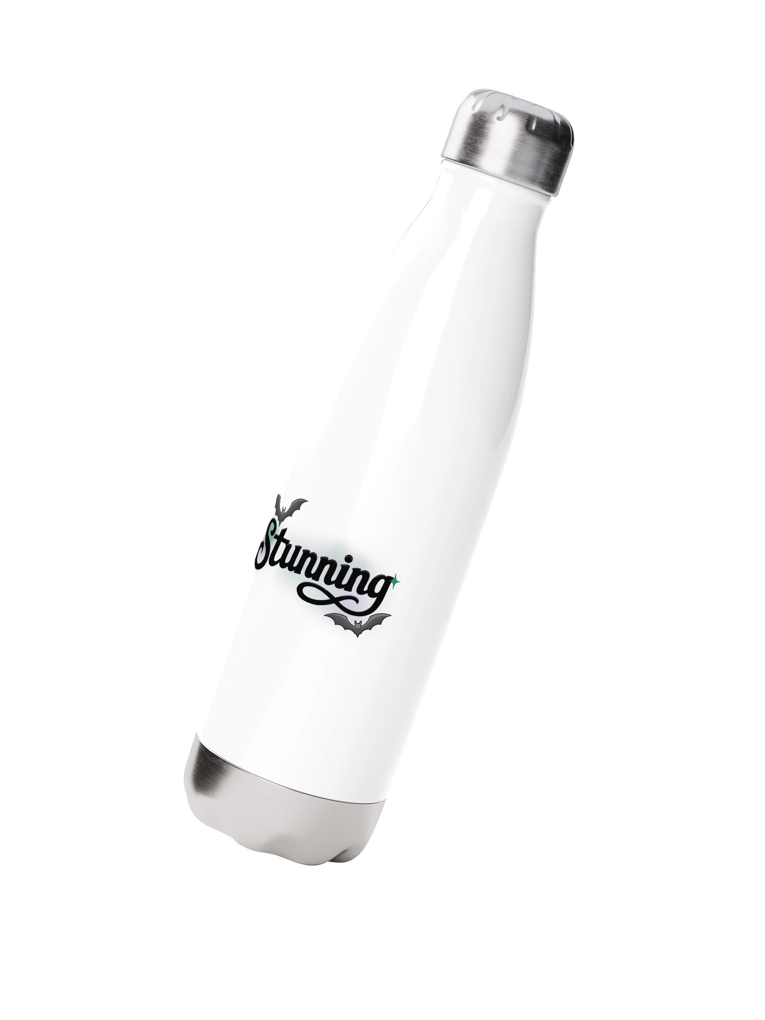 Stunning In White Insulated Water Bottle product image (7)