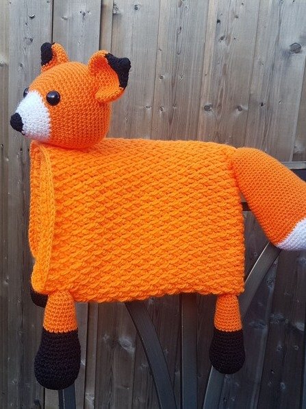 Woodland Fox Baby Blanket Crochet Pattern 3-in-1 Toy Lovey PDF Pattern - Crafting Happiness product image (3)