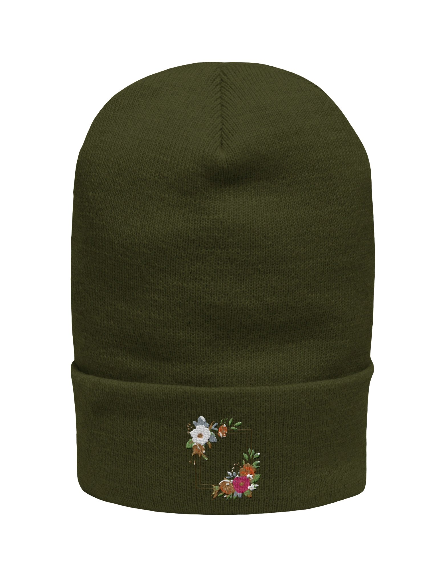 Flowers D Yupoong Cuffed Beanie product image (5)