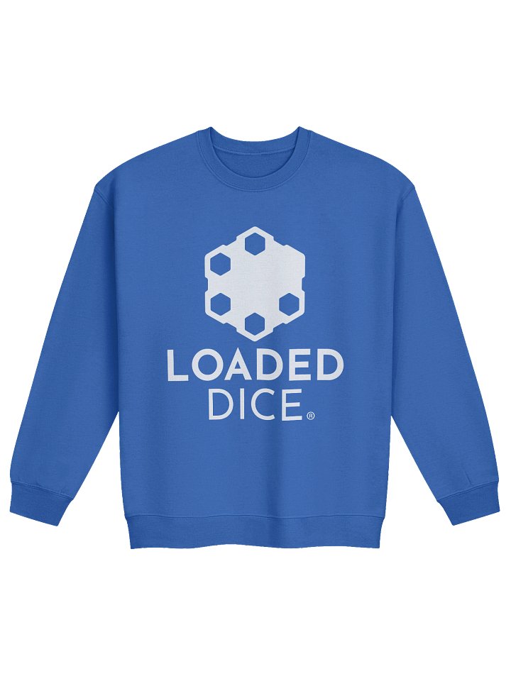 Loaded Dice Graphic Crewneck Sweatshirt Blue product image (1)