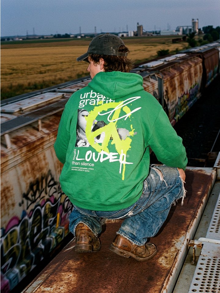 Louder Hoodie | VOID Club Midweight Streetwear Hoodie product image (2)
