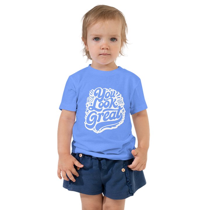 Good Vibes Only Toddler Tee - White Print product image (1)
