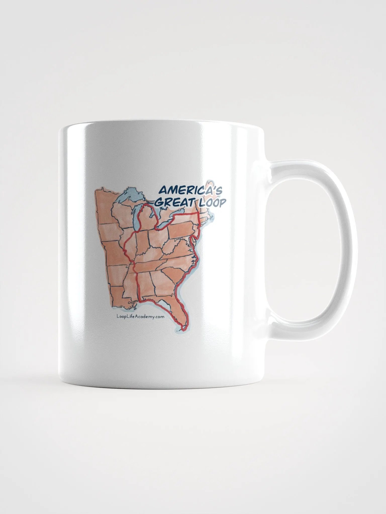 America's Great Loop Map Mug product image (2)