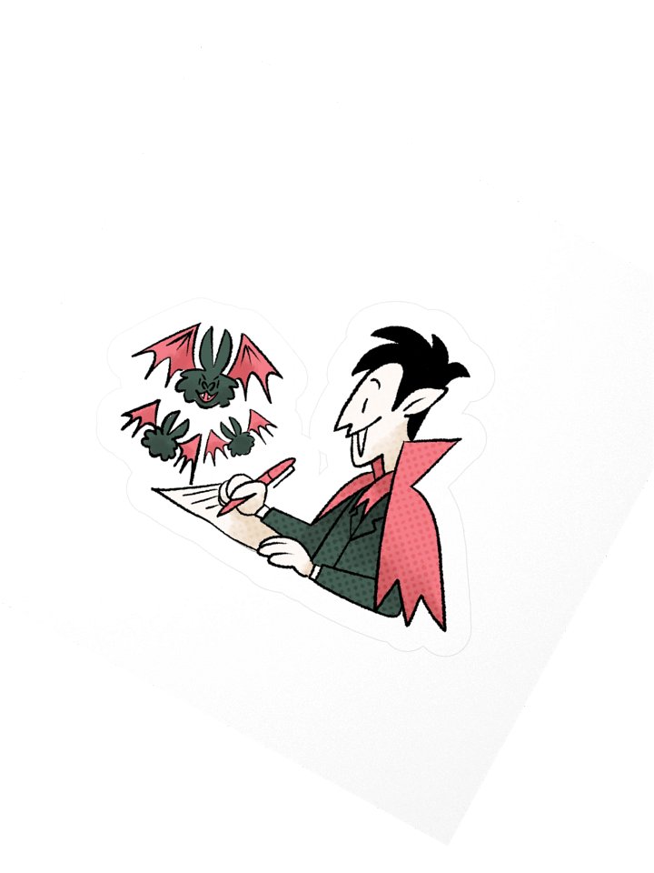 Vampire sticker product image (2)