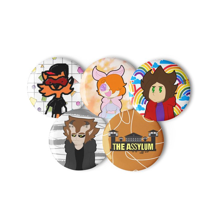 THE ASSYLUM: The Doors Of The Assylum Pin Set product image (2)
