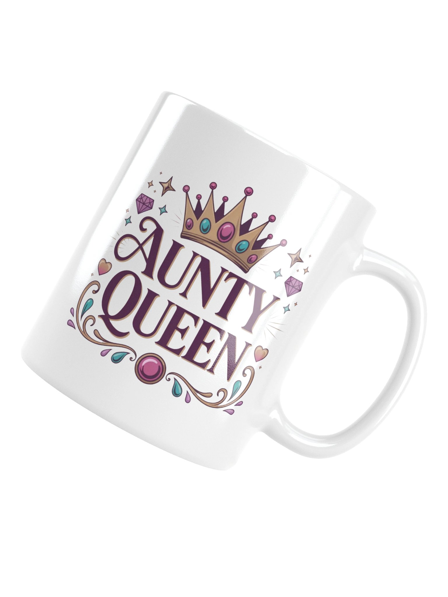 Aunty Queen Crown Sparkle Coffee Mug product image (16)