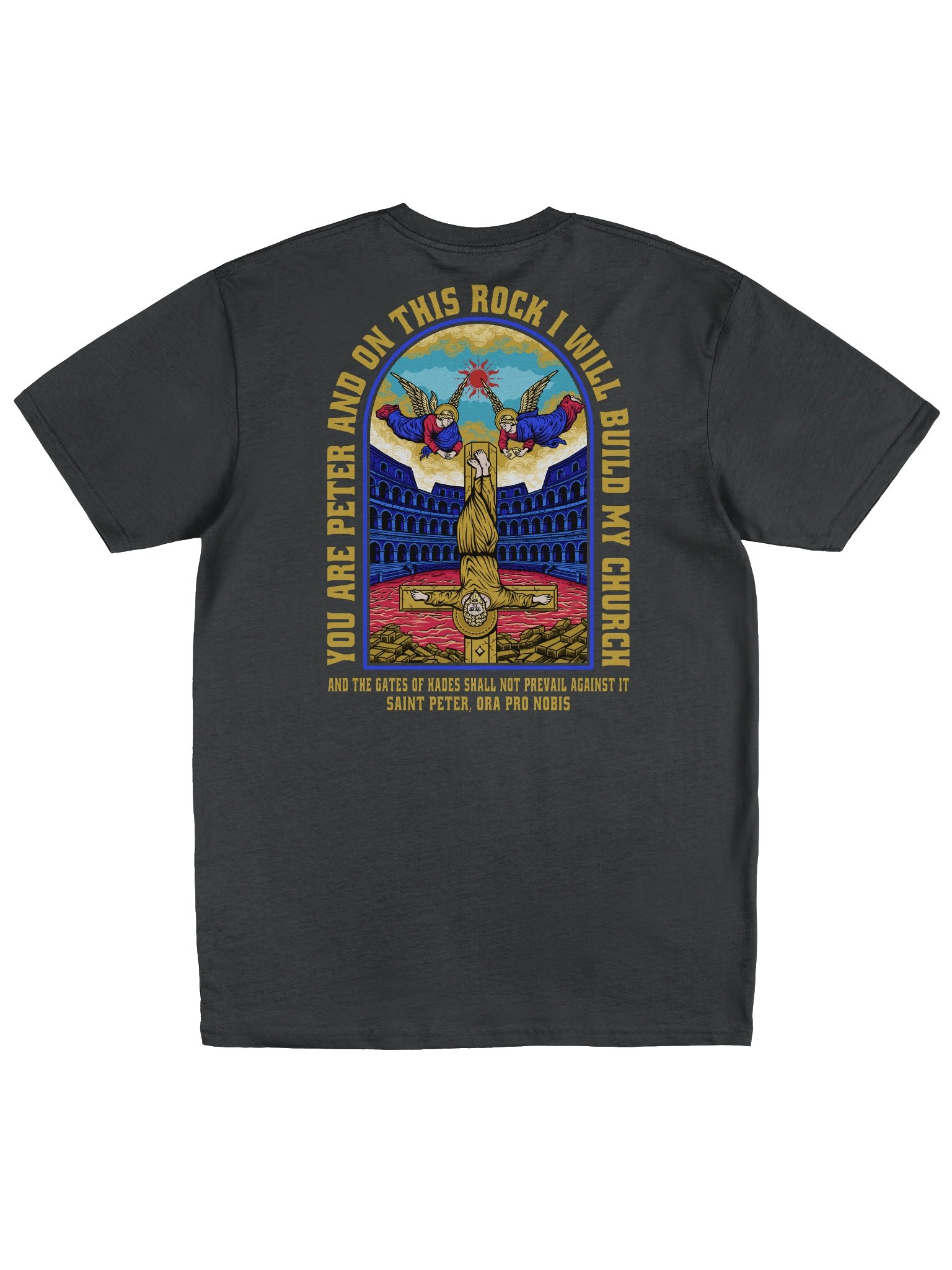 Saint Peter's Cross Heavy Tee product image (1)