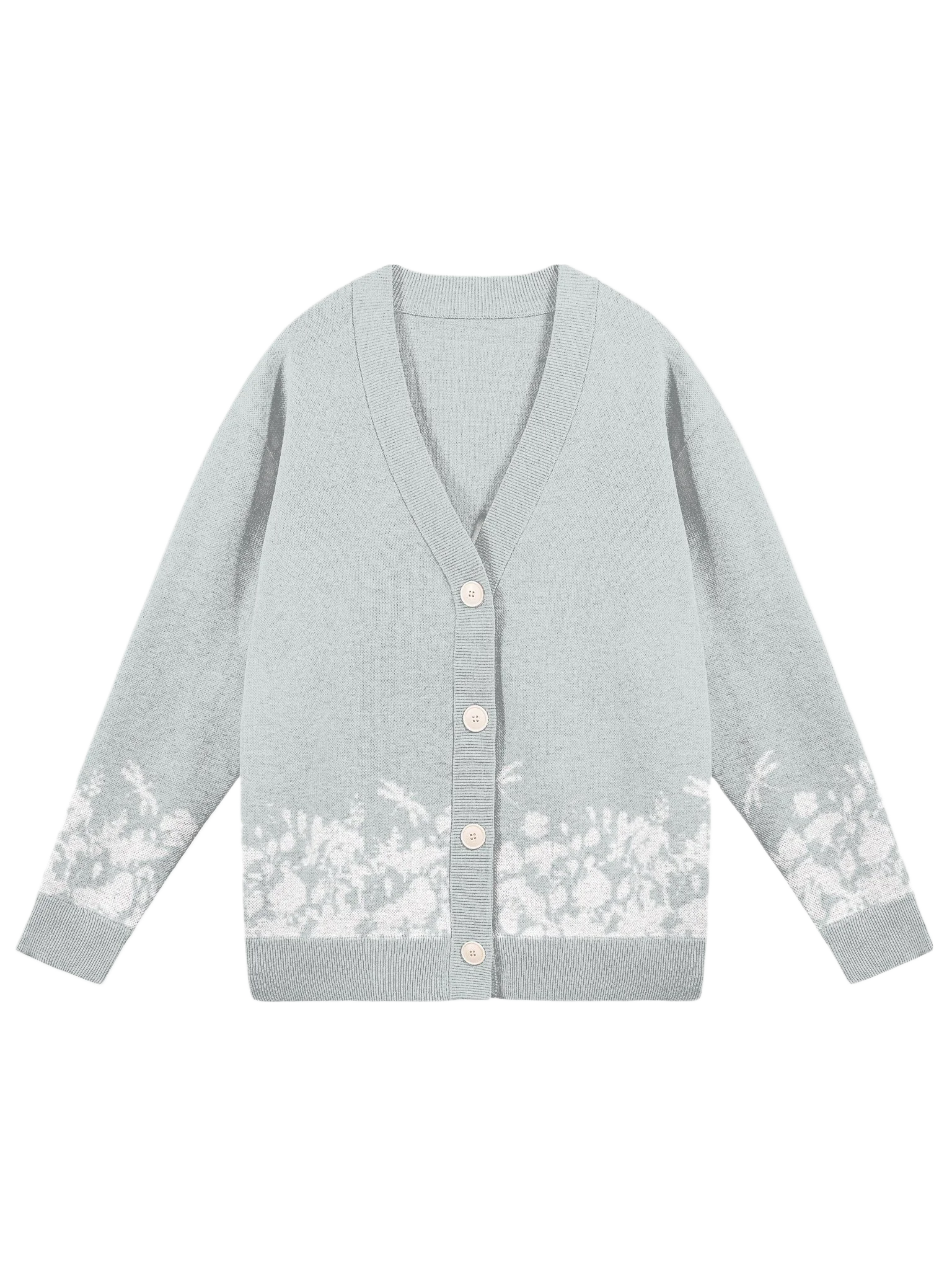 Flowers and Dragonflies Cardigan product image (1)