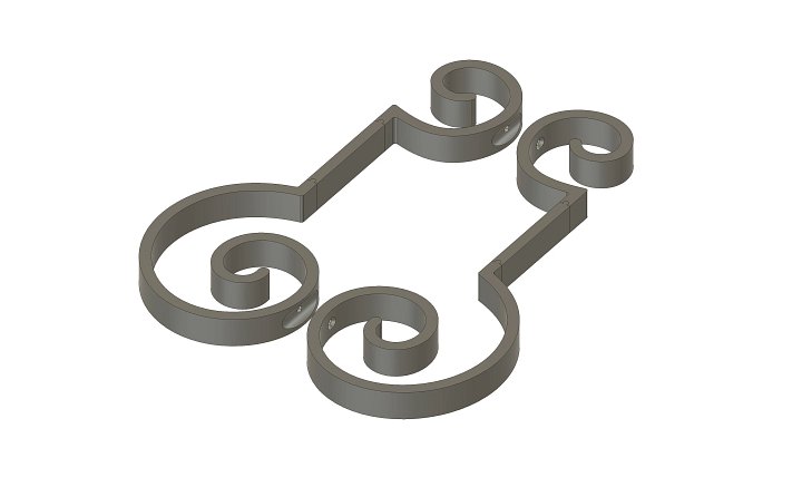 Haunted Mansion Inspired Gate/Fence Detail 3D Model product image (1)