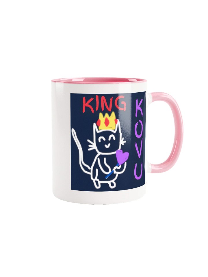 cute pink king kovu mug product image (2)