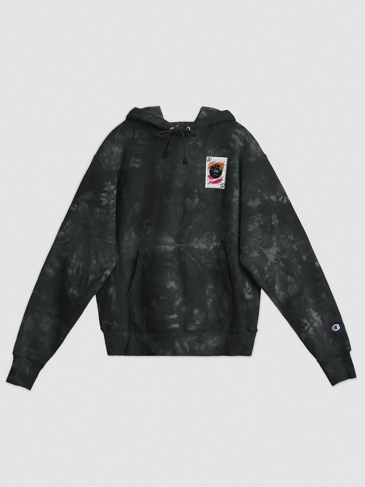 the lesbian lintlicker badge dye embroided hoodie product image (2)