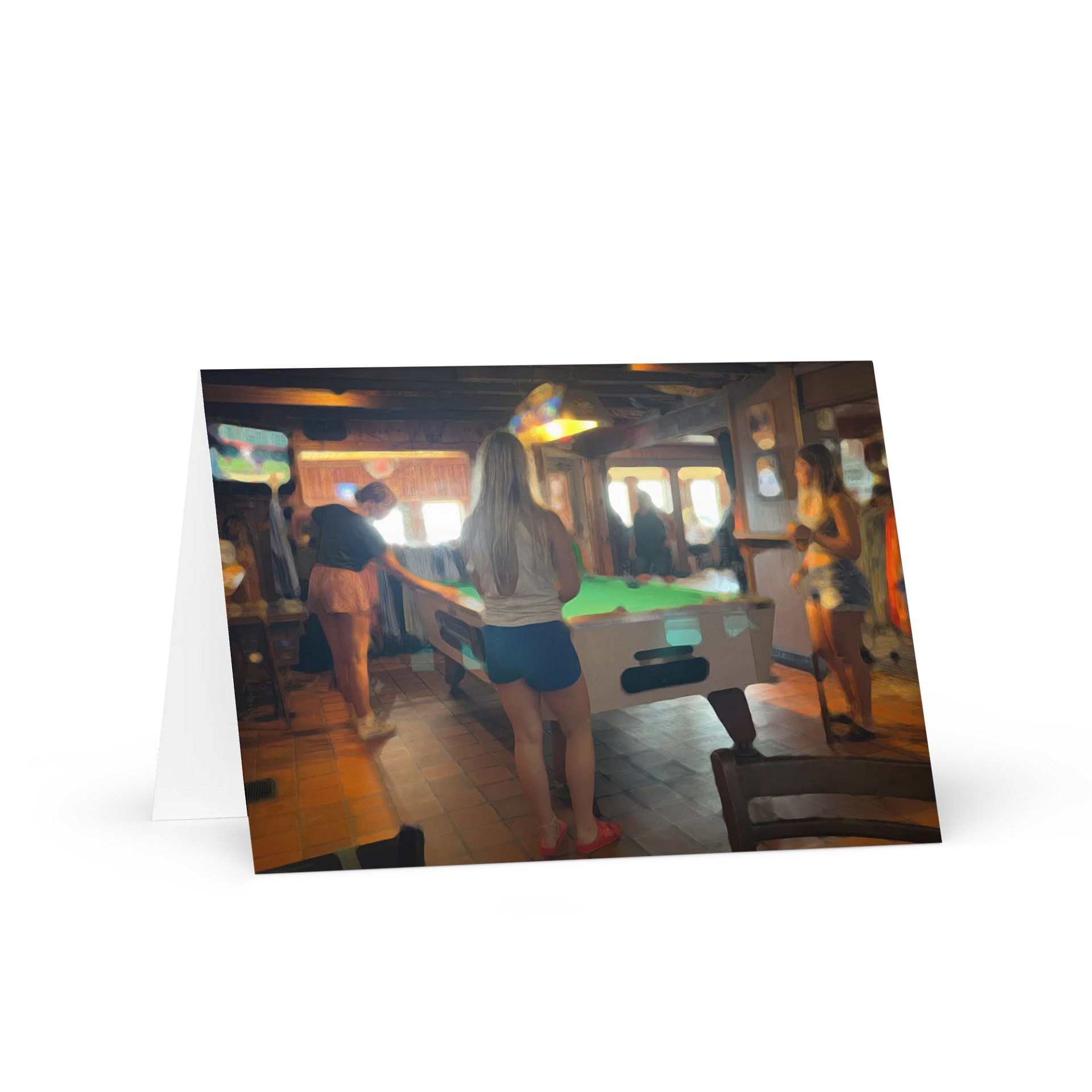 Billiard Bliss Greeting Card product image (1)