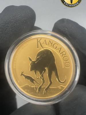 1 Oz Australian Kangaroo Gold Coin (Queen Elizabeth II) A stunning close-up look at the 1 Oz Australian Kangaroo Gold Coin featuring Queen Elizabeth II at Money Metals.   This .9999 fine gold bullion coin from Perth Mint Australia is one of the world’s most iconic gold coins, trusted by precious metals investors, gold stackers, and coin collectors worldwide.   Money Metals brings you an immersive look at the incredible detail, craftsmanship, and beauty of the Australian Gold Kangaroo. #Gold #GoldCoin #GoldCoins #Kangaroo #QueenElizabethII #QueenElizabeth #PreciousMetals #GoldBullion #bullion #CoinCollecting #Numismatics #Investment #Perthmint #Australia