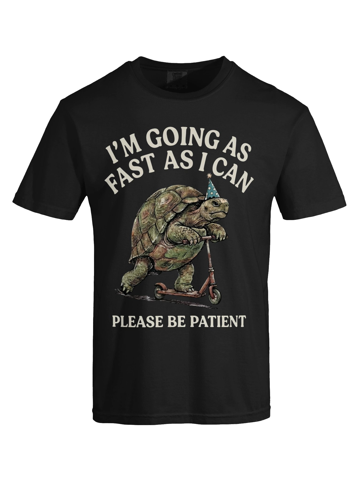 Funny Tortoise Scooter T-Shirt – I’m Going As Fast As I Can Tee product image (59)