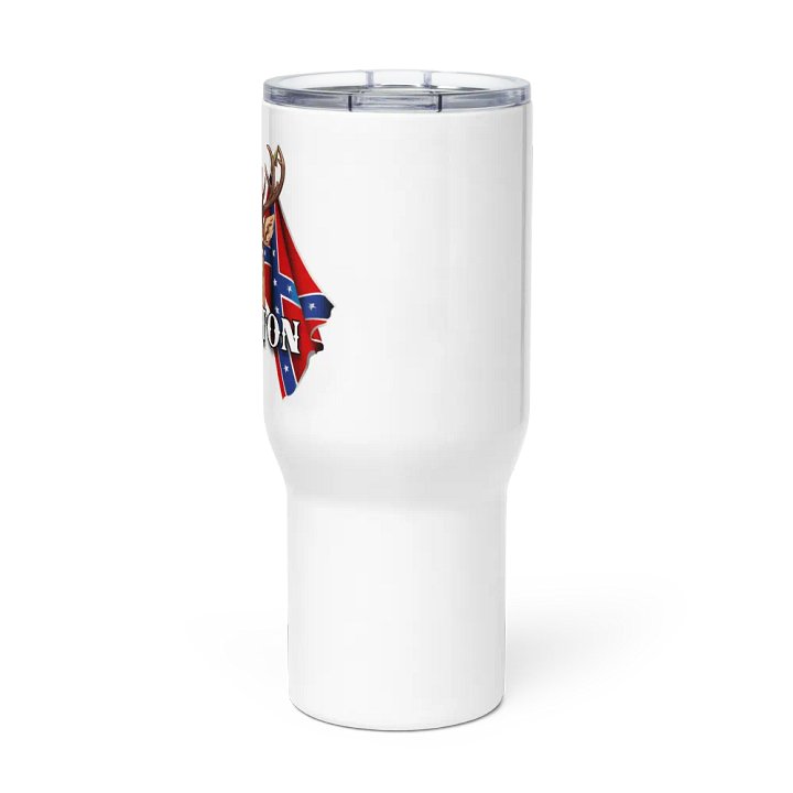 "Ralston" Rebel Redneck Deer - Travel Mug w/ Handle product image (3)