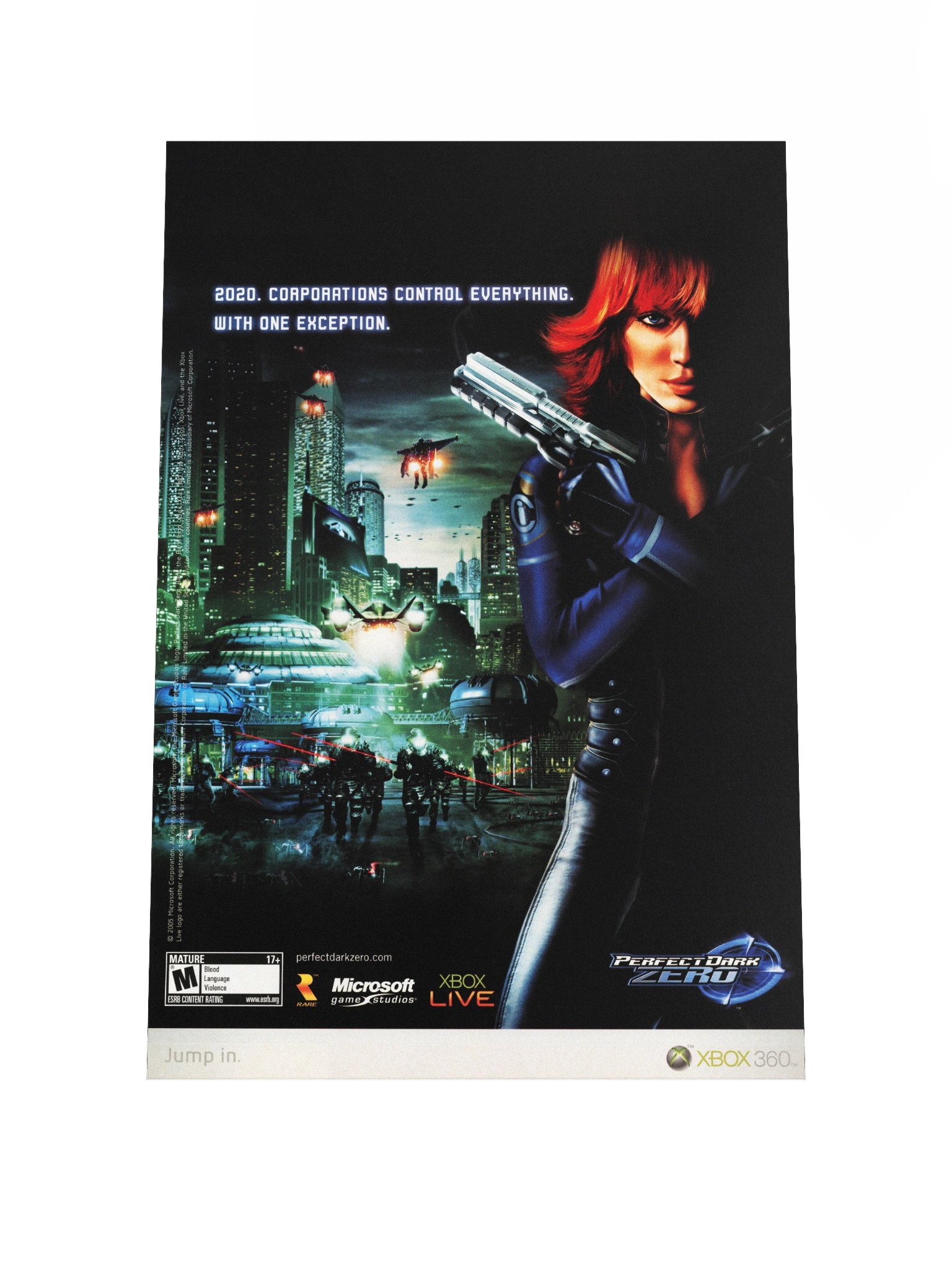 Perfect Dark: Zero (Xbox 360) - Promotional Poster/Flyer product image (1)