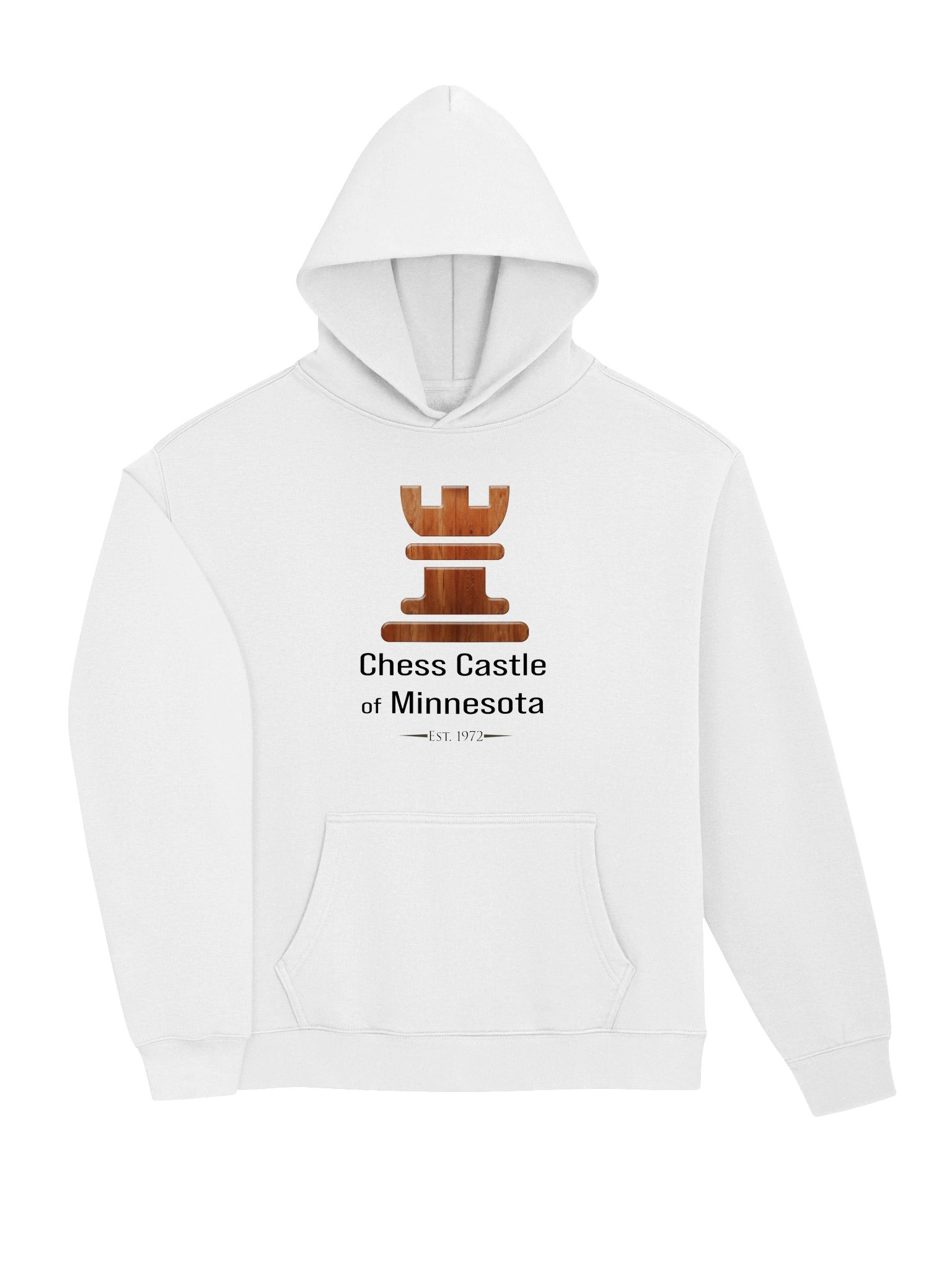 Chess Castle Rook Relaxed Hoodie product image (3)
