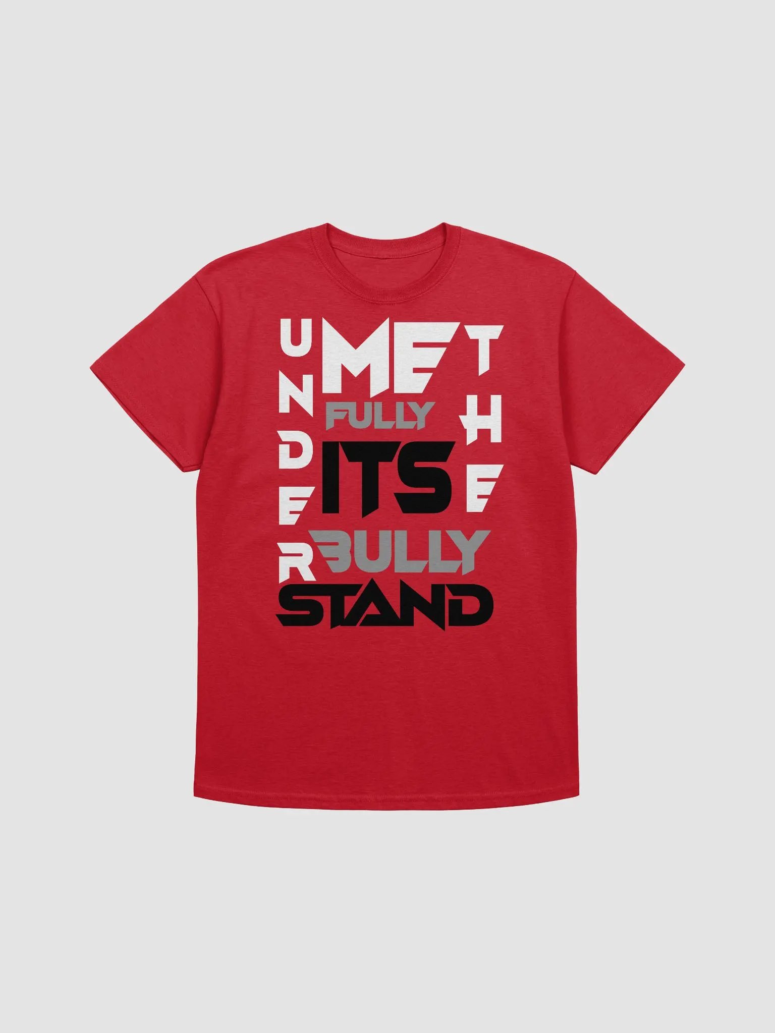 UNDERSTAND FULLY (T-SHRITS )RED product image (1)
