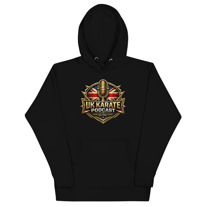 Large Shield Logo Hoodie– UK Karate Podcast product image (2)