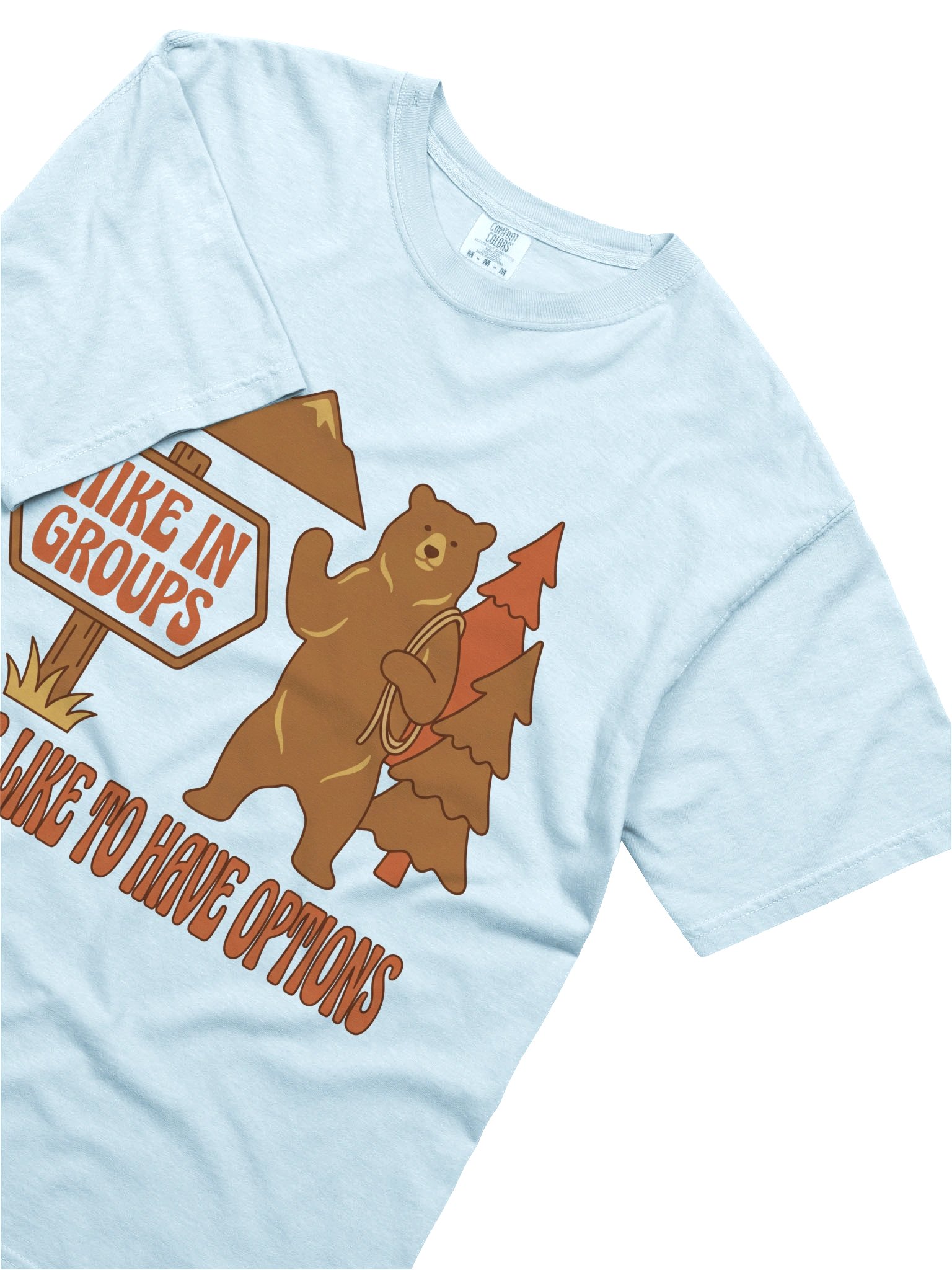 Bears Like To Have Options Tee | Funny Hiking Bear product image (9)