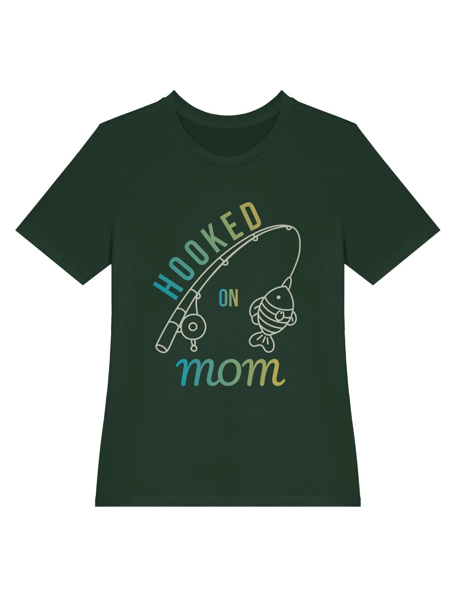 Hooked on Mom Fishing Shirt – Gift for Fishing Moms product image (3)