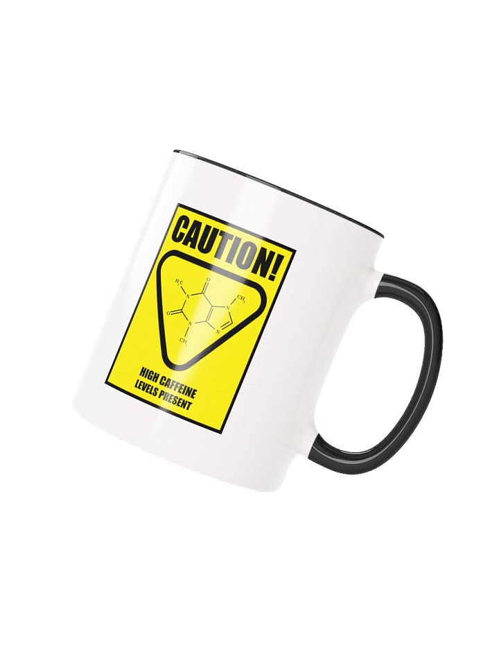 Caution! High Caffeine Levels Present — Two-Tone Mug product image (2)