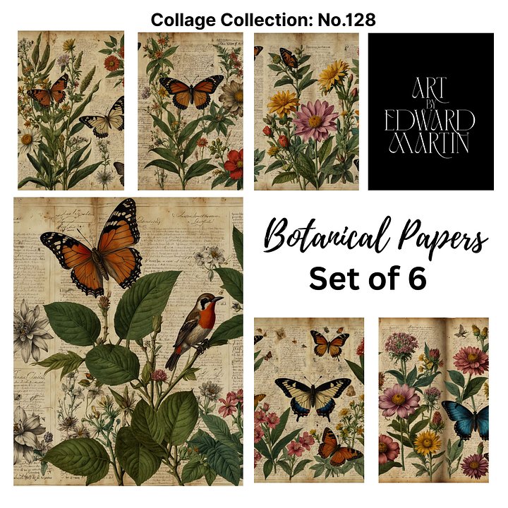 Collage Collection: No.128 Botanical Papers product image (1)