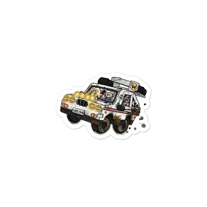 Rally car bumper sticker! product image (2)