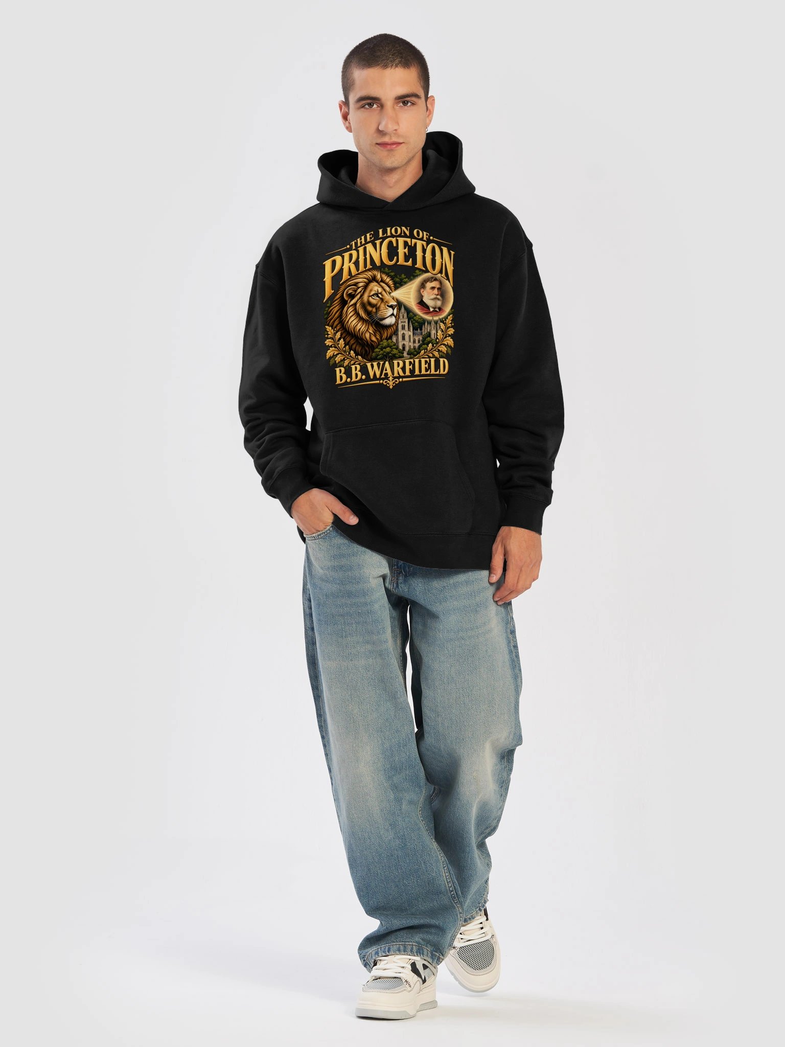B. B. Warfield – The Lion of Princeton | Christian Theology Hoodie product image (5)