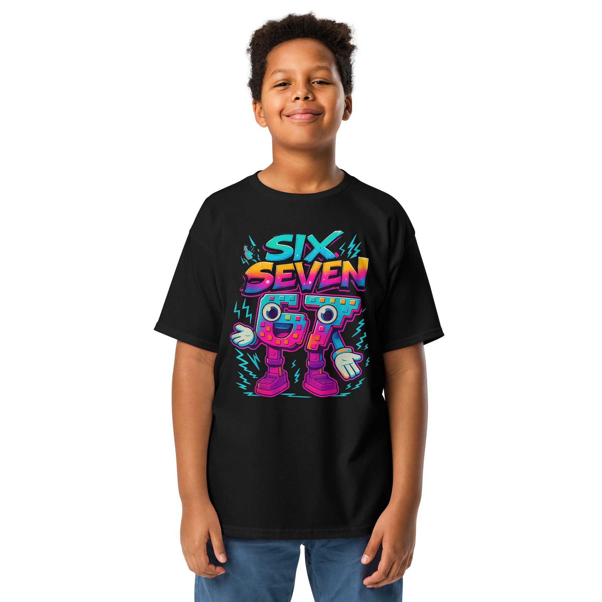 Playful 67 Cartoon Character Youth Tee product image (1)