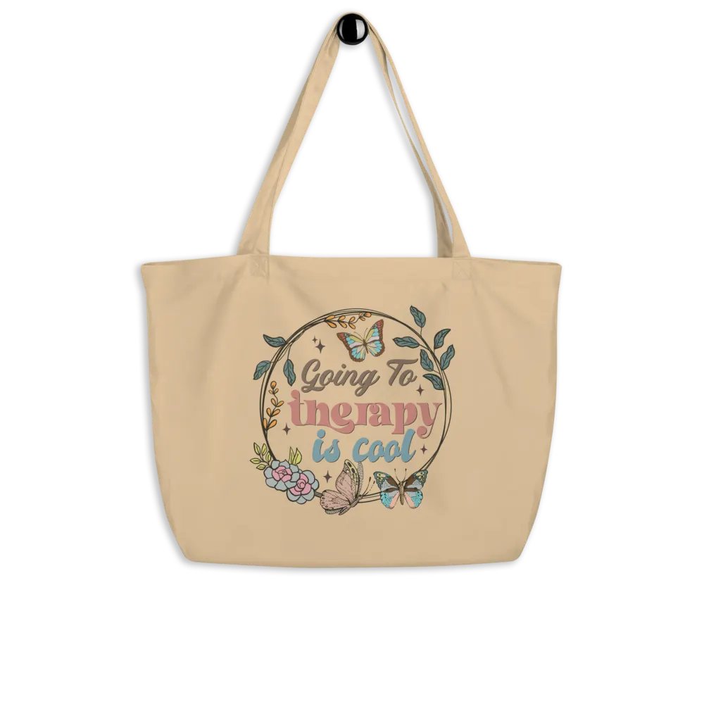 Going To Therapy Is Cool Tote product image (5)