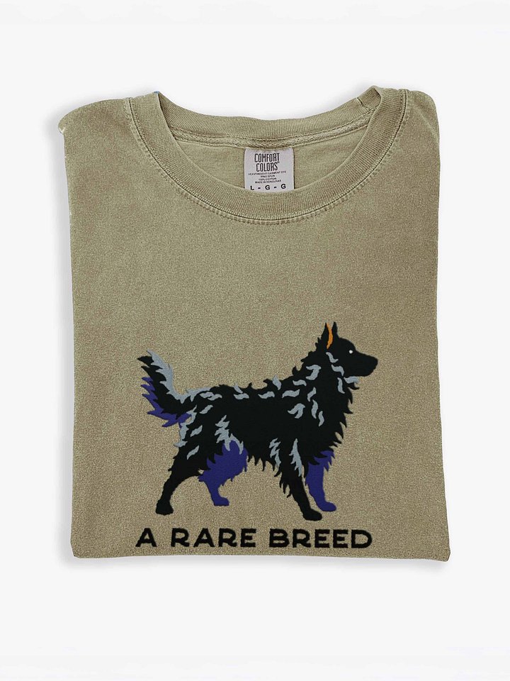 A Rare Breed T-Shirt(Embroidered) of a Hungarian Mudi(Black) product image (2)