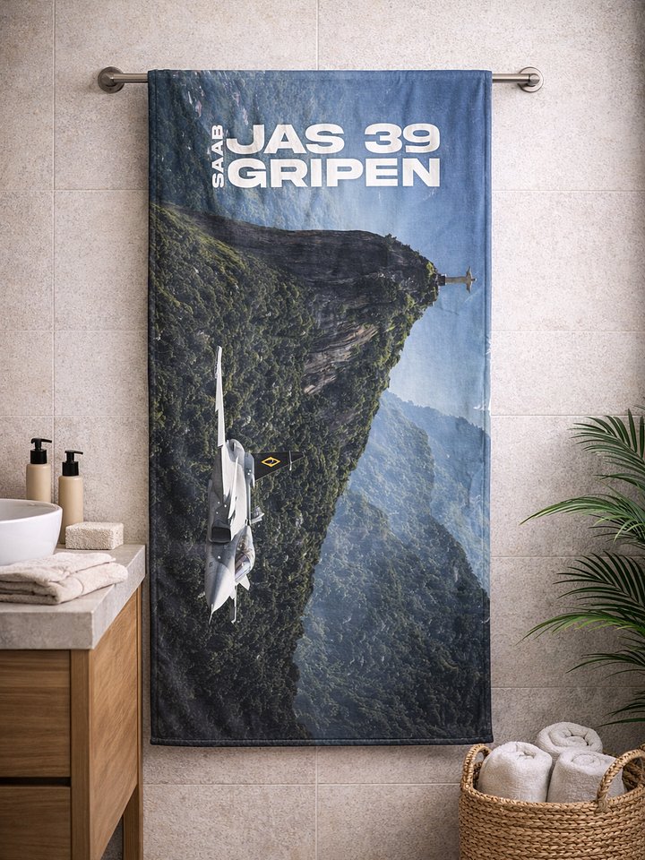 JAS 39 Gripen Beach Towel product image (2)