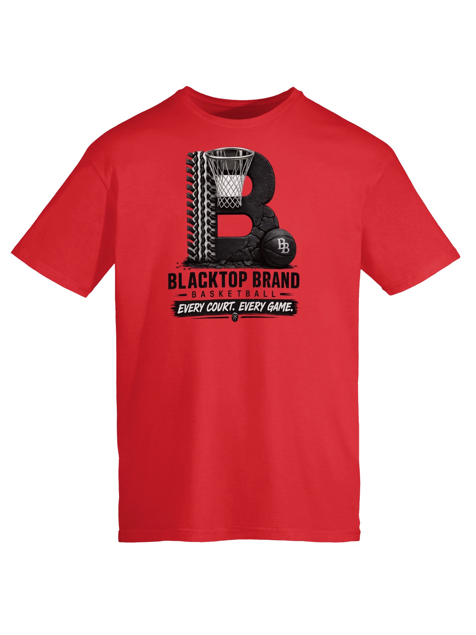 Blacktop Brand Basketball Logo Tee product image (5)