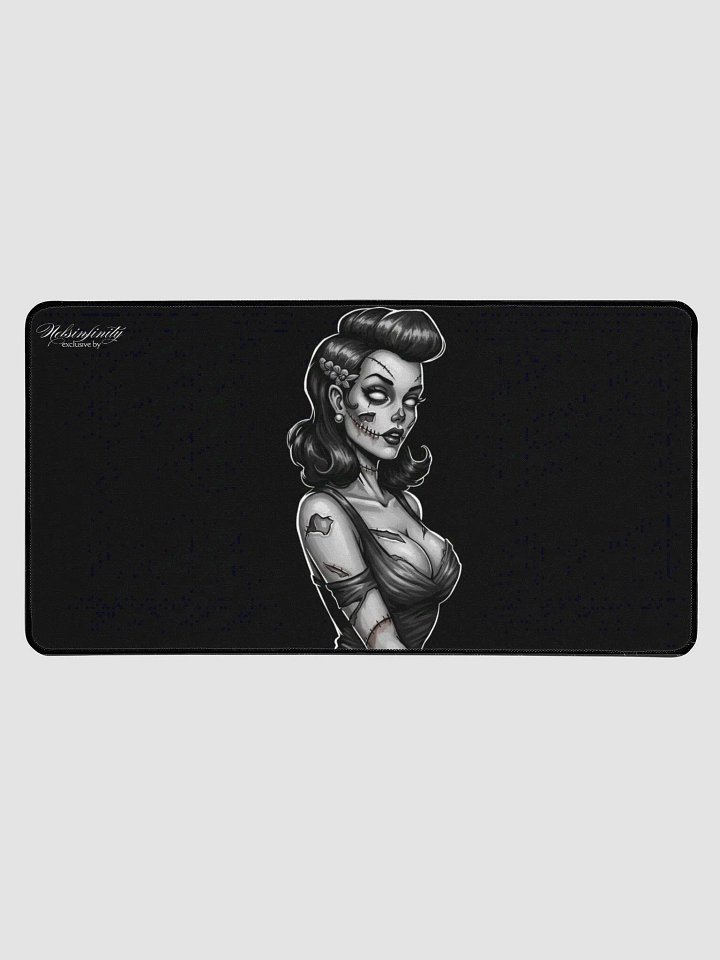 Zombie Pinup 08 Exclusive Black/White Edition Desk Mat product image (1)