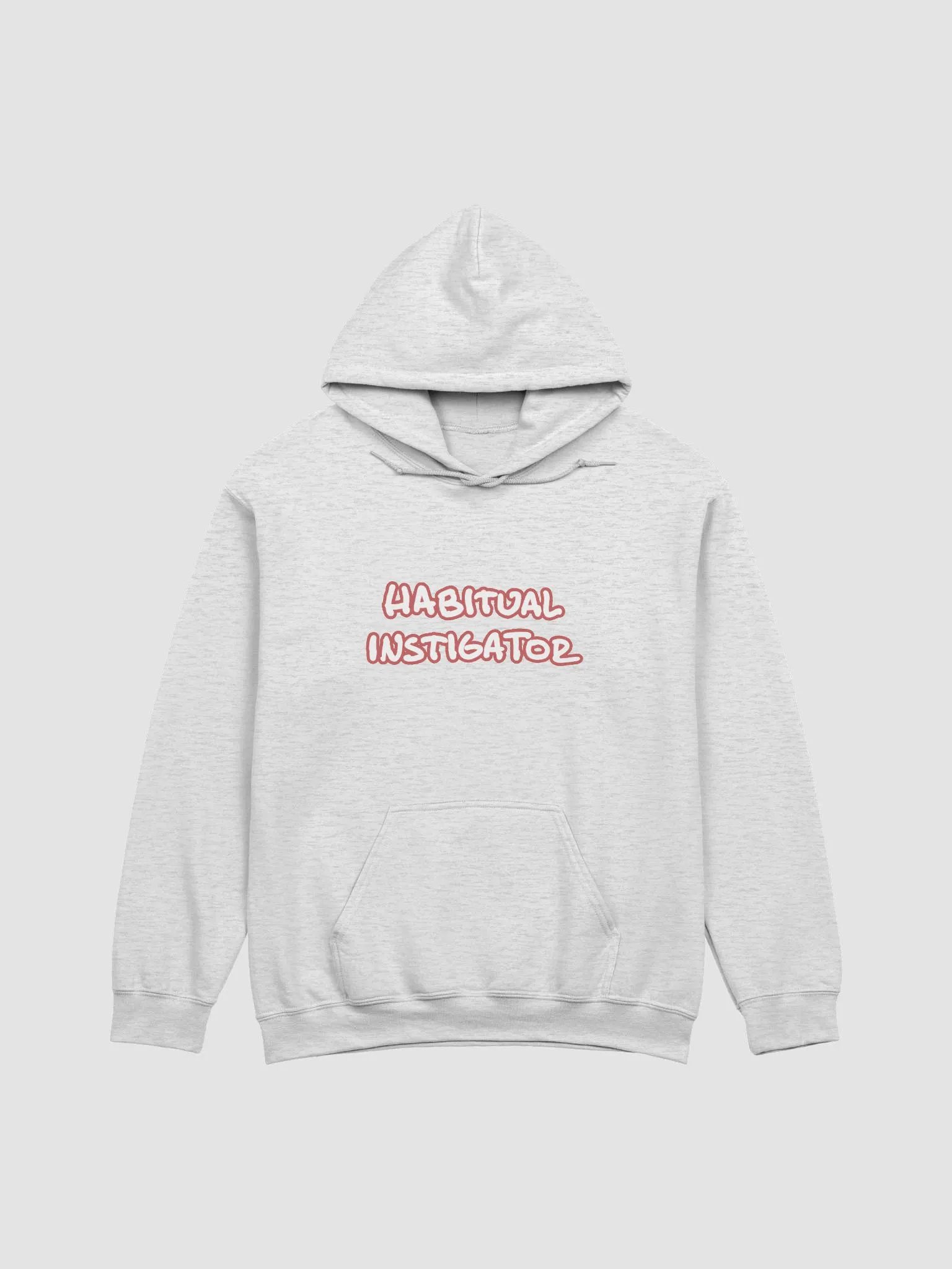 HABITUAL INSTIGATOR (lined design, #CB5F5F) classic hoodie product image (2)