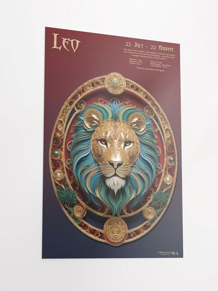 Western Zodiac Poster - LEO product image (5)