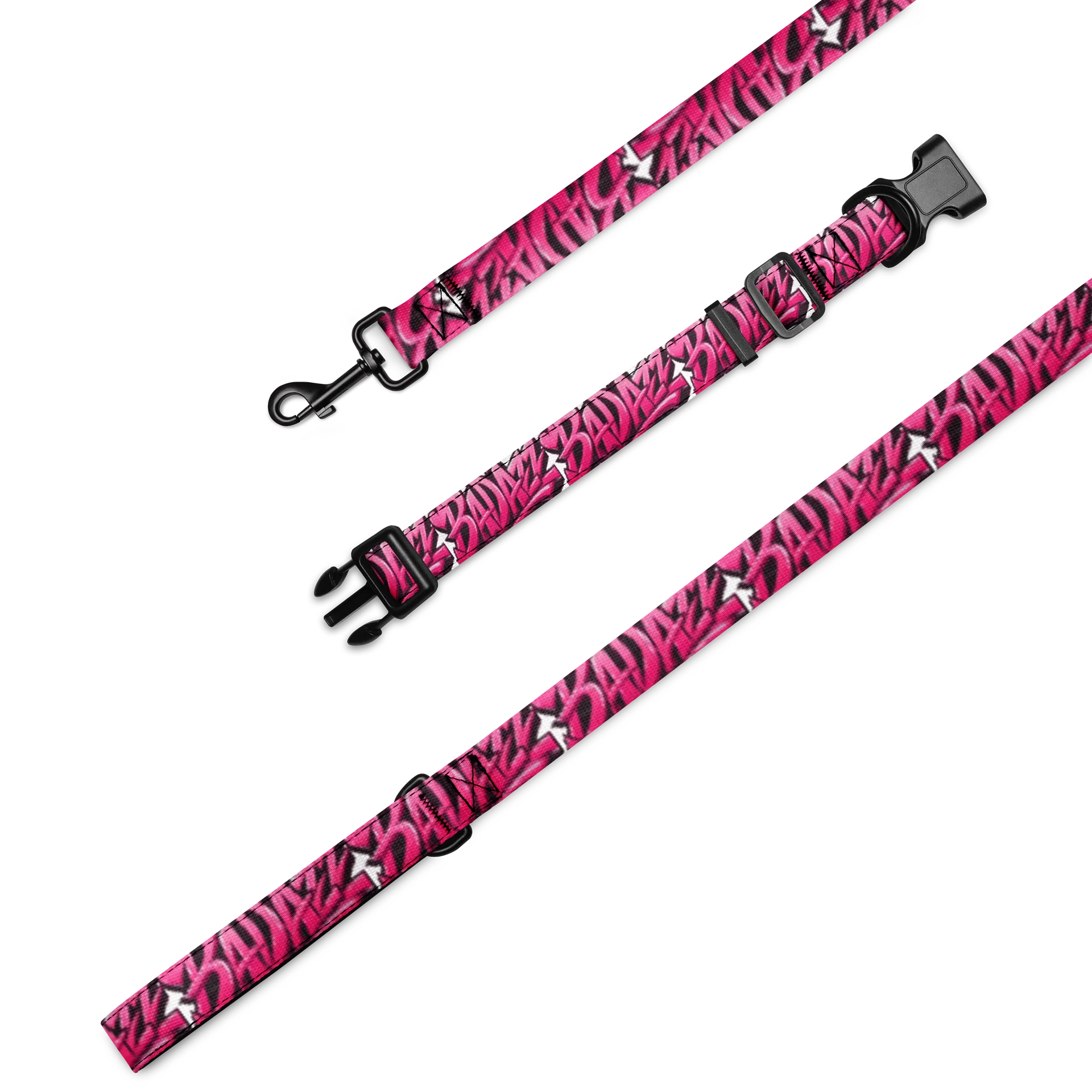 BadAzz Pet Collar & Leash Set product image (1)