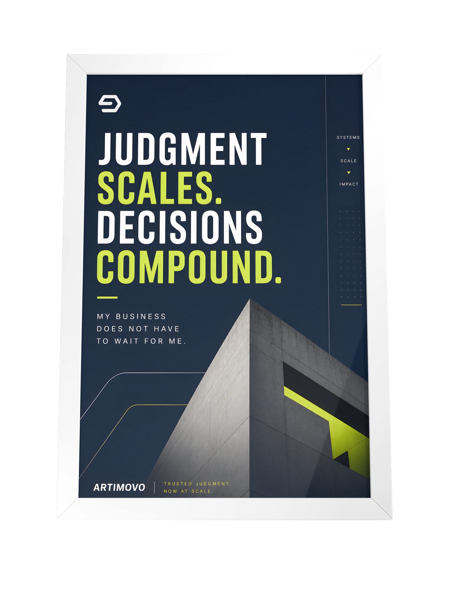 Judgment Scales — Framed Leadership Print product image (12)