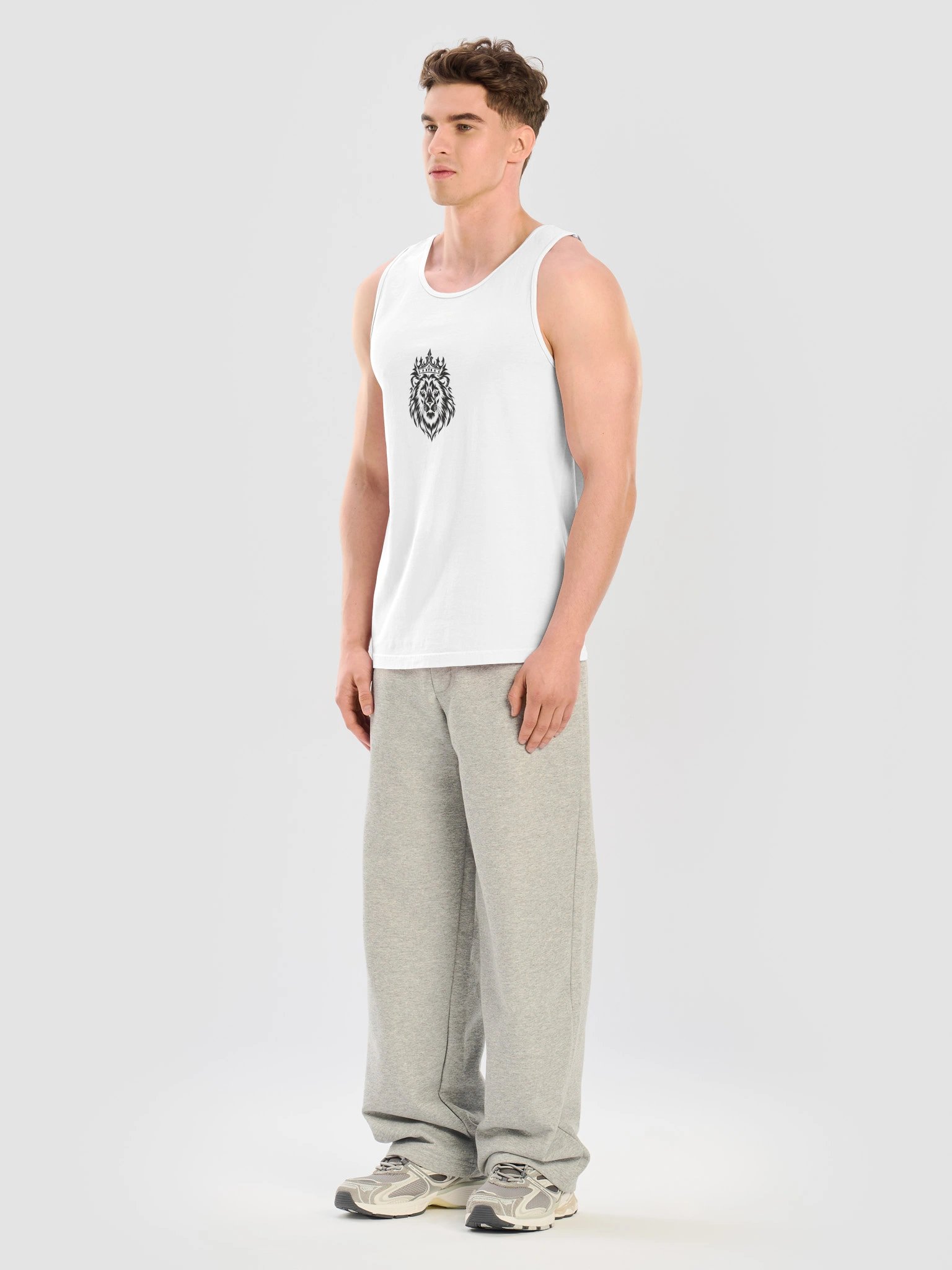 AESTHETIC KING Premium White Tank product image (3)