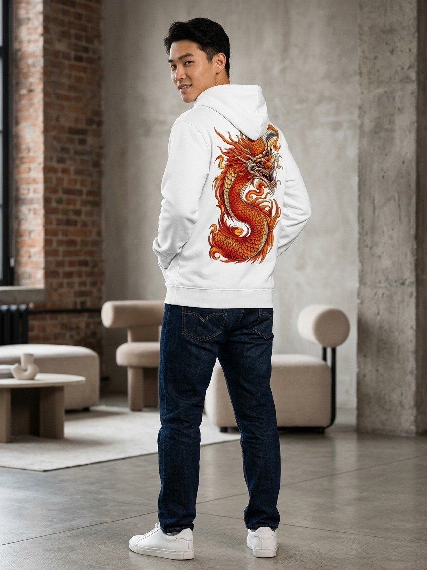 Dragon Rise Above Fear Hoodie product image (31)