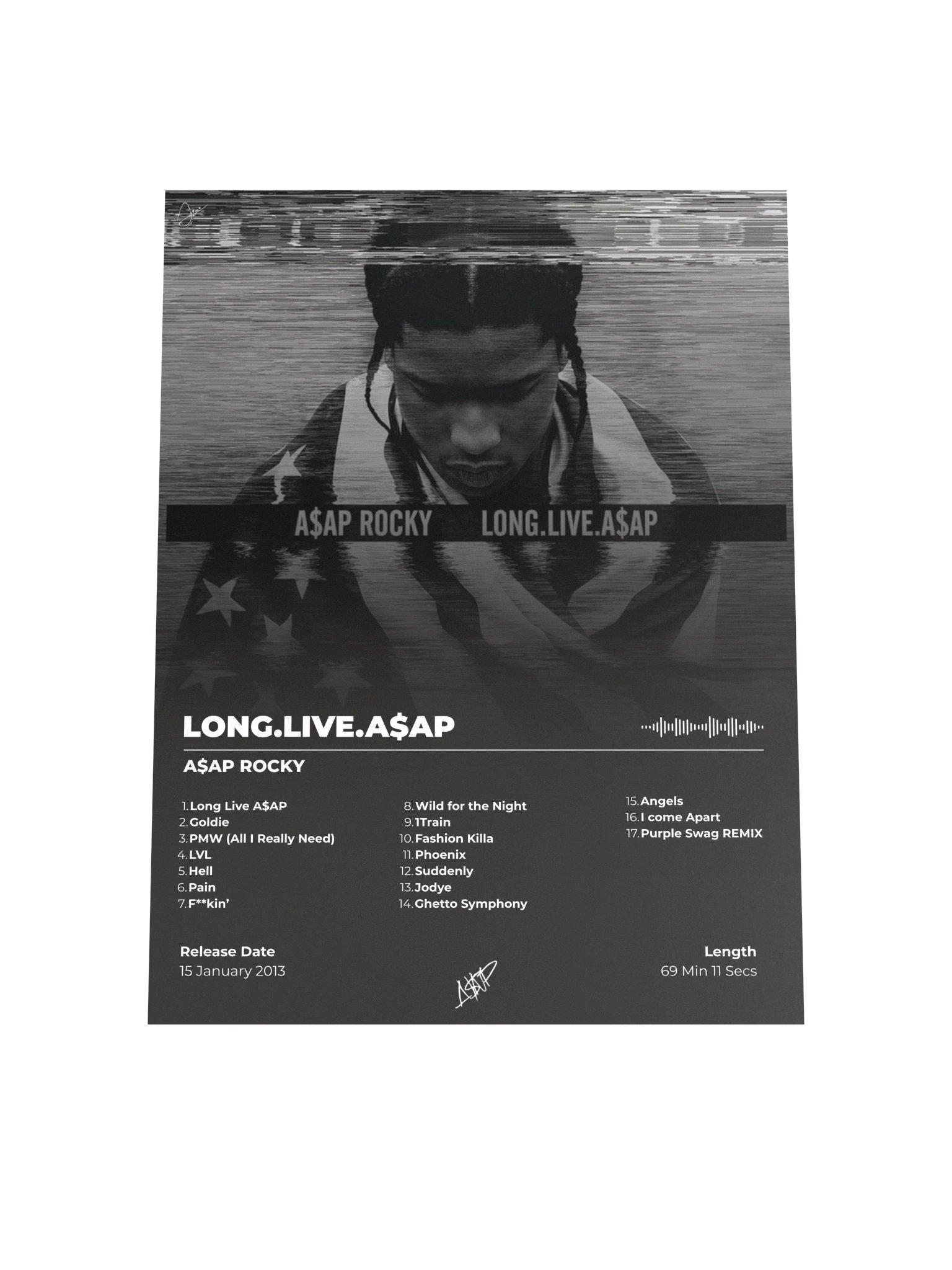 A$AP Rocky LONG.LIVE.A$AP Poster product image (7)
