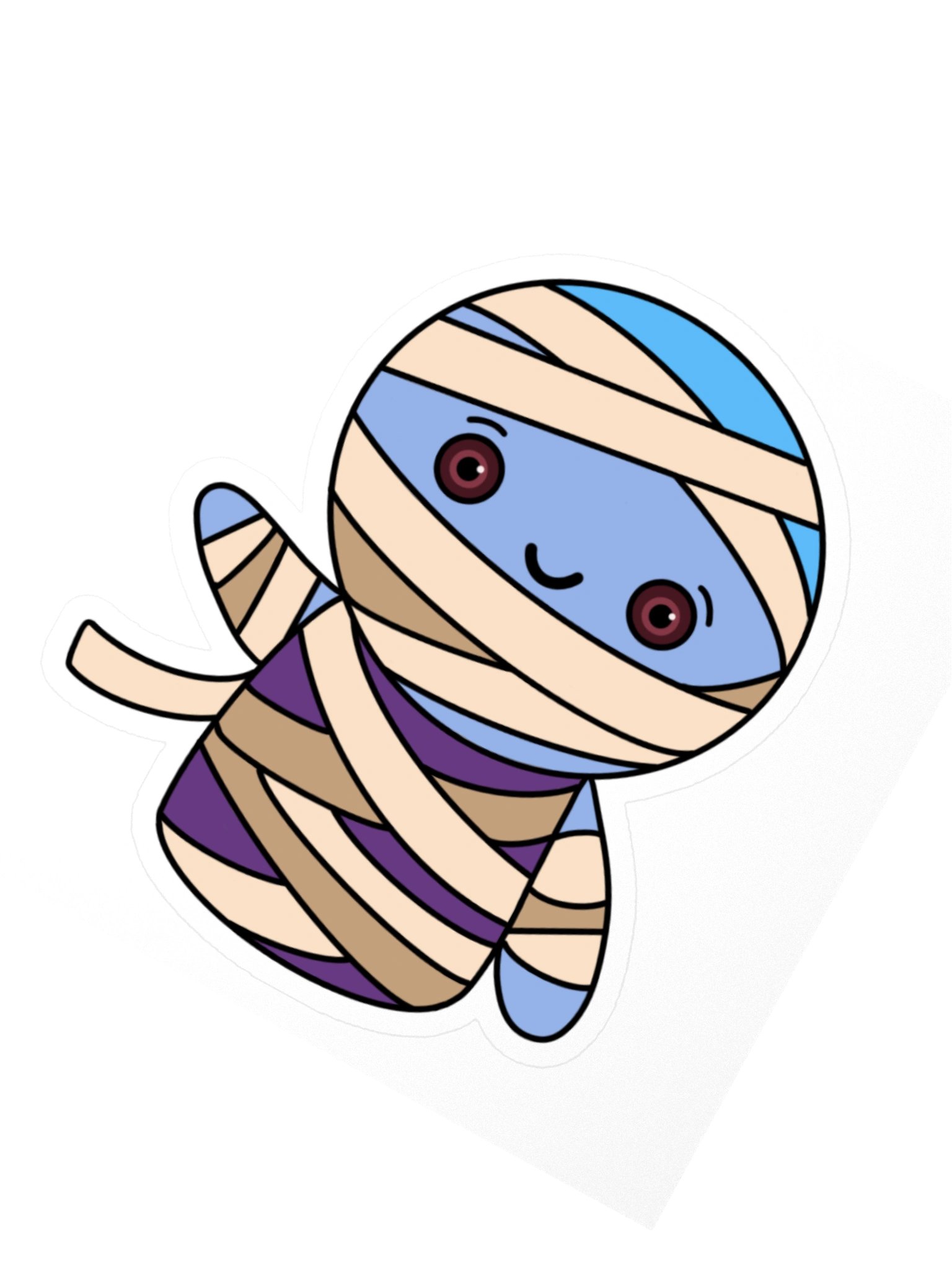 Mummy Squarsh Sticker product image (3)