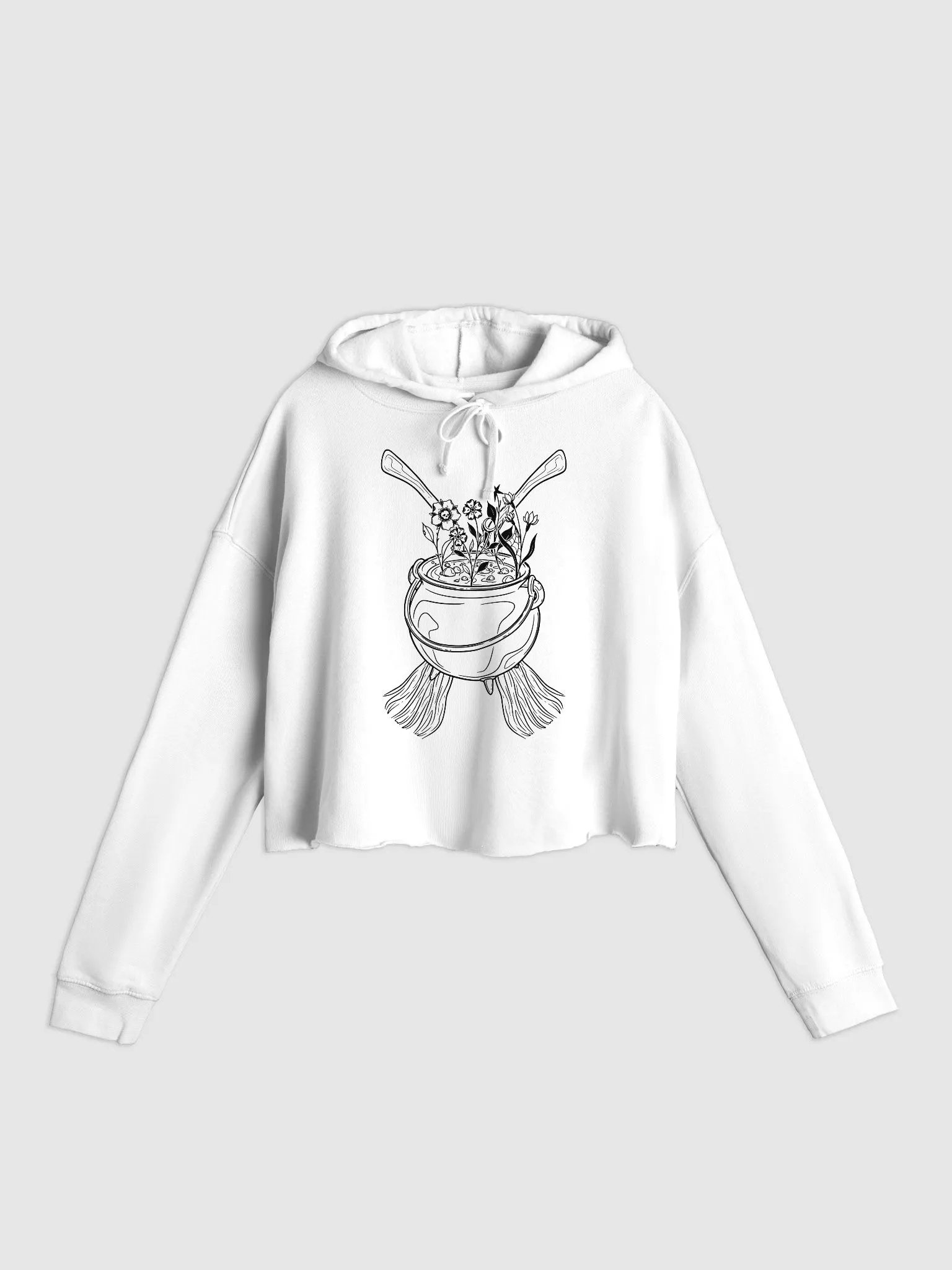 Henbane Coven Crest Women’s Lightweight Cropped Hoodie product image (25)